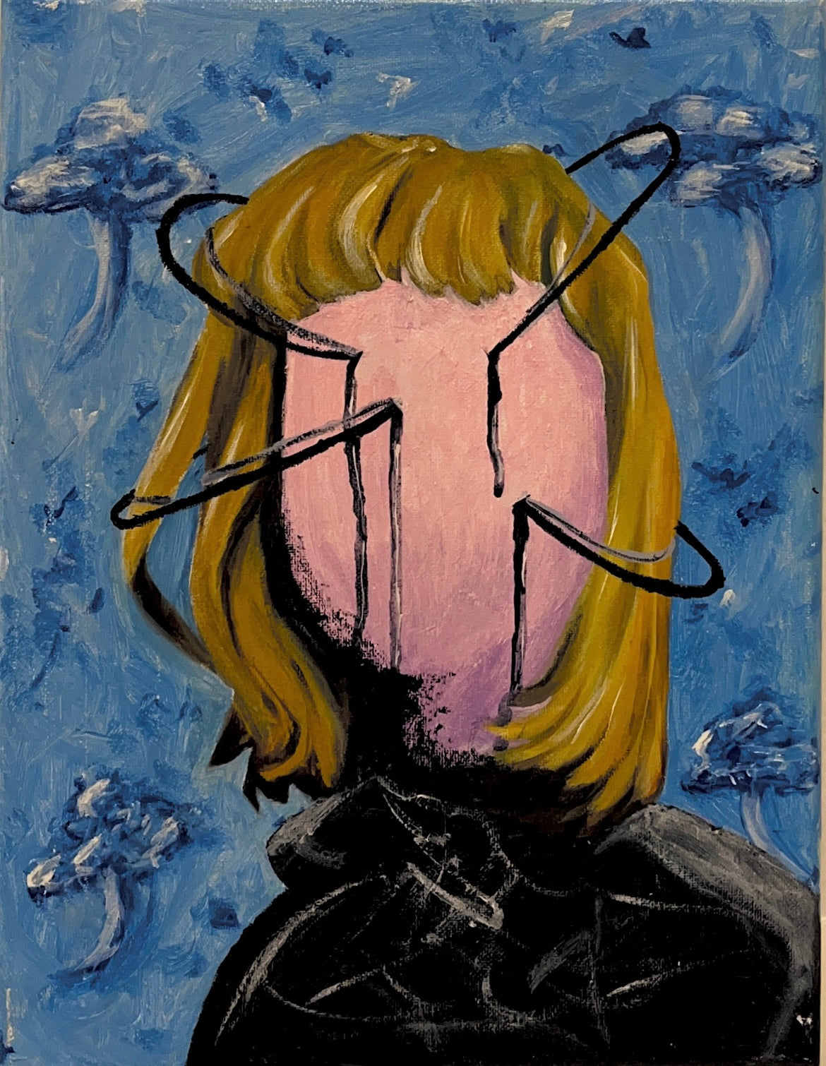 Faceless girl