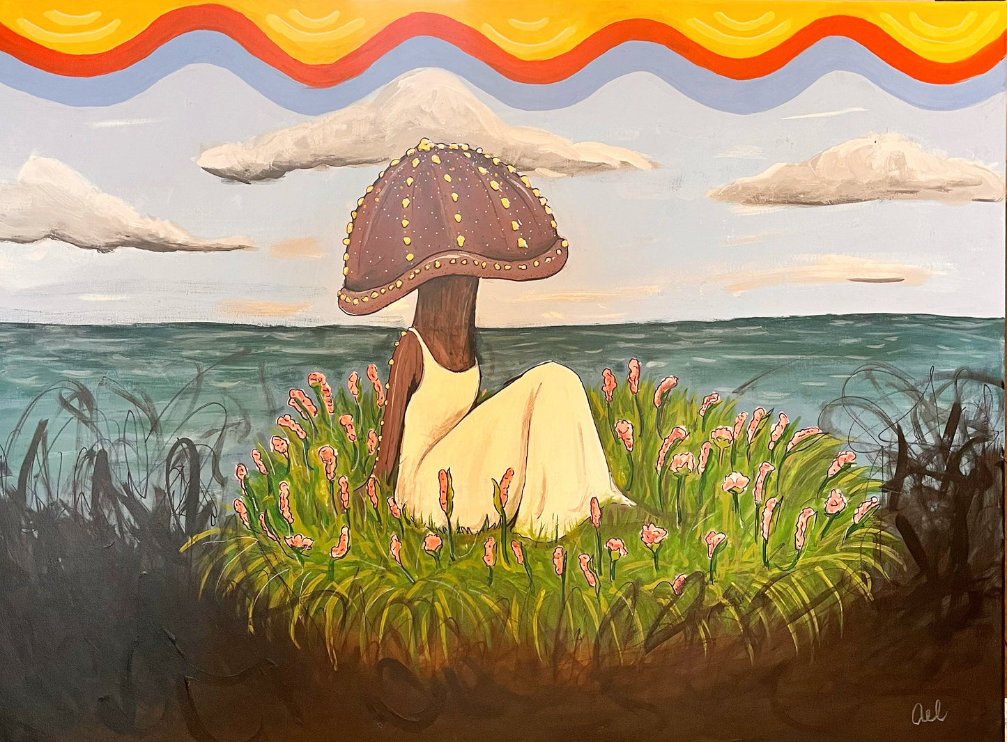 mushroom girl